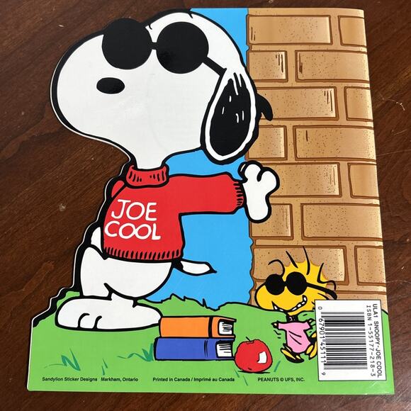 Vintage Sandylion Sticker Album Snoopy Joe Cool Peanuts 20 Pages Unused - Picture 2 of 7